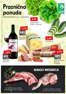 Bingo katalog - praznicna ponuda od 11.04. do 18.04. - stranica 01 - sir emmentaler milram